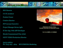 Tablet Screenshot of dalia.com